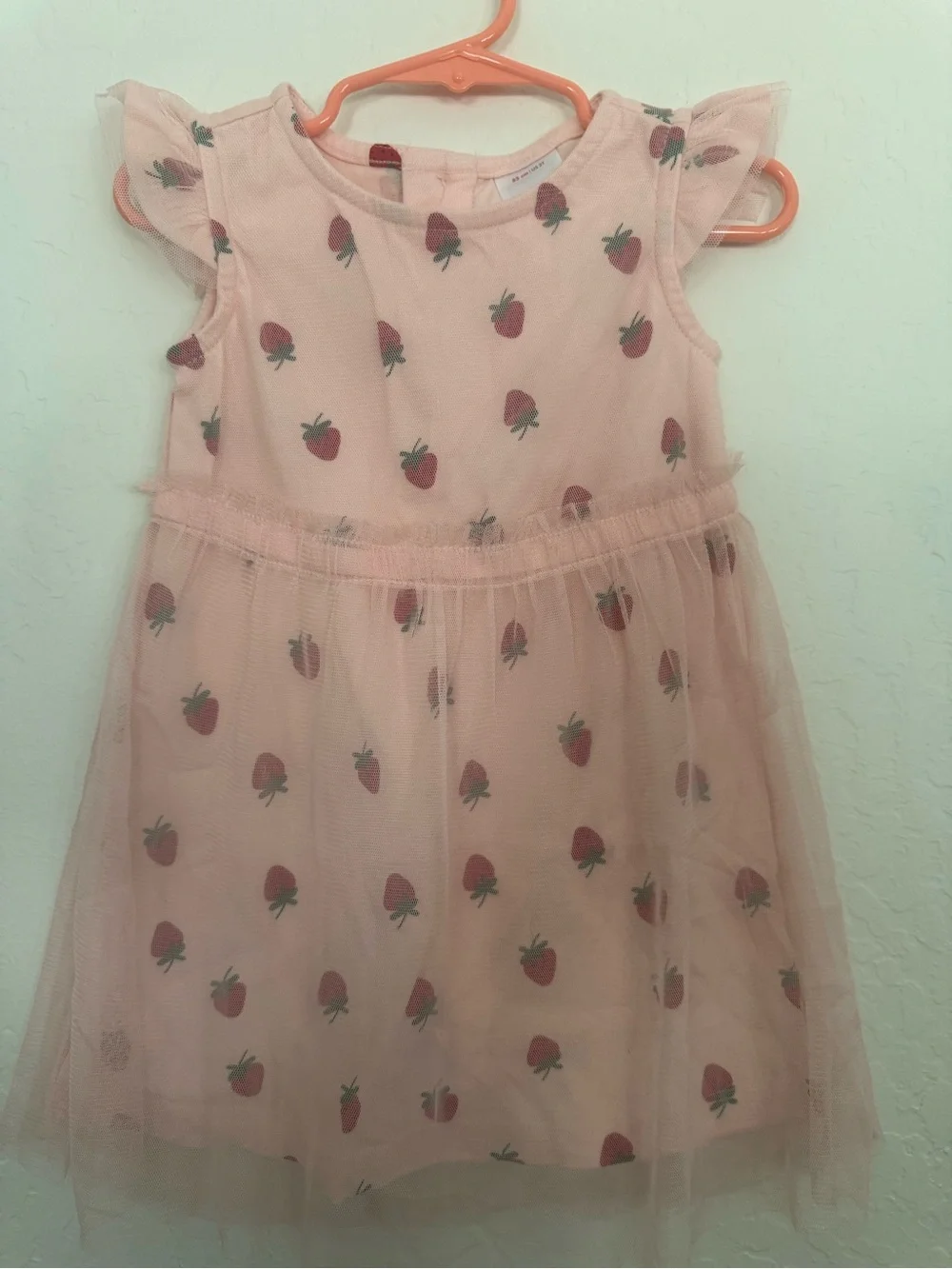 NWOT Hanna Andersson Pink Strawberry Tulle Dress